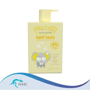 (PRE ORDER) Jack N' Jill Shampoo & Body Wash - Natural 300mL yellow